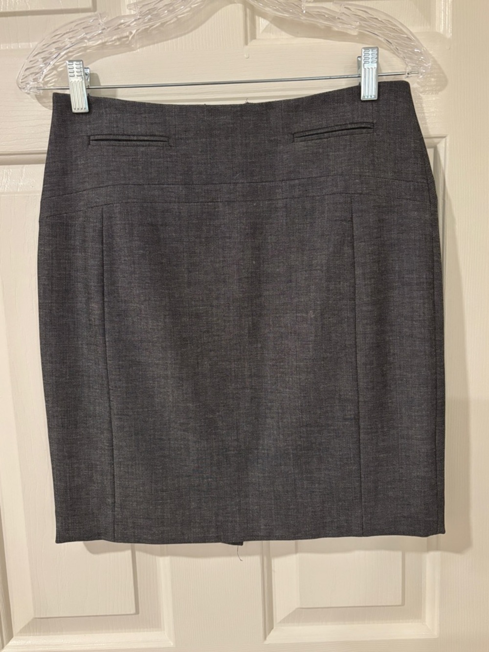 Express Classic Dark Gray Pencil Skirt